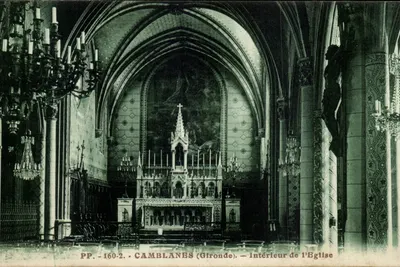 Camblanes (Gironde) — Interior da Igreja — PP. 160-2