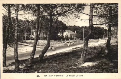 CAP FERRET - A Estrada Oceânica — editor Cie des Arts Photomécániques, Strasbourg-Schiltigheim, n° de série 104