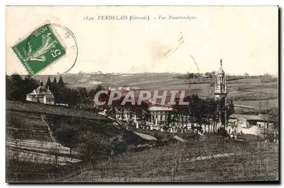 Verdelais (Gironde) — Vista Panorâmica — editor desconhecido, número de série não visível