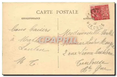 Verdelais (Gironde) — Panoramische uitzicht genomen vanaf het Kruisweg — n° 139 — Achterkant