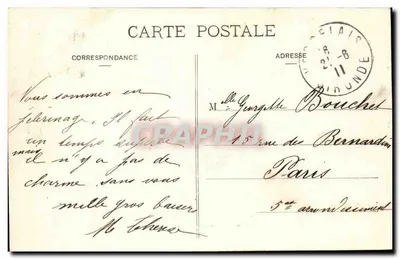 Verdelais (Gironde) - Het Luc - De Bron en het Schuilhuis — Bronnay-Pla Gauthier, Langon (Gironde) — Achterkant