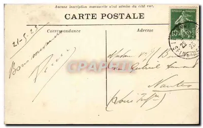 Bordeaux — Algemene uitzicht van de Baai, genomen vanaf de Torre St-Michel — BR — Achterkant