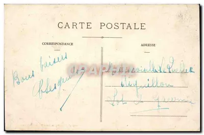 Ste-Foy-la-Grande — Rue Elysée Reclus — Edições fotográficas Louis Garde, Libourne — Verso