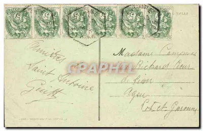 Saint-Antoine (Gironde) - Post Office Quarter — A. Dando, Ernest-Régnier Street - Blay — Back