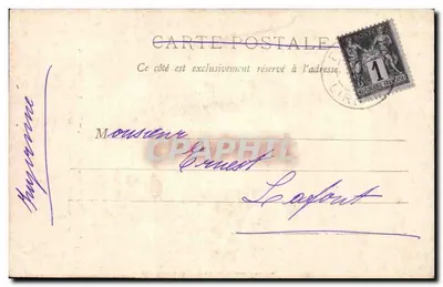 S'-RADEGONDE (próximo a Libourne) — Estátua do capitão Oscar de Géreaux, herói de Sidi-Brahim — Henry Guillier, n°184 — Verso