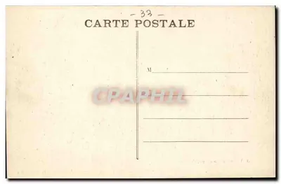 Cadillac-sur-Garonne — Entrada al asilo para locos — Reverso