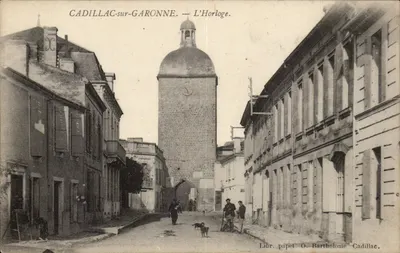 Cadillac-sur-Garonne — A Relógio — Libr. papet O. Bartholome