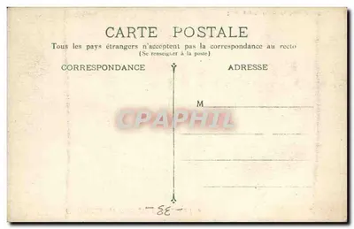 Cadillac-sur-Garonne — A Relógio — Libr. papet O. Bartholome — Verso