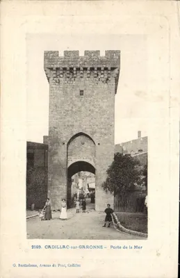 Cadillac-sur-Garonne — Porta do Mar — O. Bartholome, Avenida do Pont