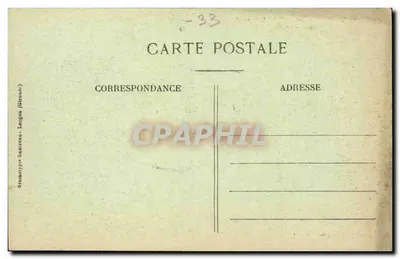 Cadillac-sur-Garonne (Gironde) — Pátio da Igreja — Coleção Vve Bartholome — Verso
