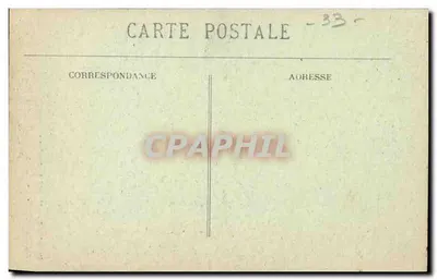 Cadilhac-sur-Garonne — Muralhas do Castelo de Epernon e a Igreja — Marcel Delbov, Photolypie, Bordeaux, n°36 — Verso