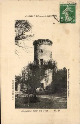 Velha Torre de Vigia — Cadillac-sur-Garonne — Marcel Delbort, fototipo, Bordeaux