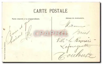 Bordeaux — As Colunas Rostrais — C. C. — Verso
