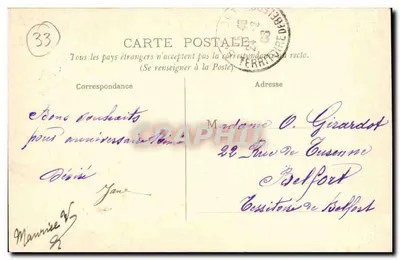 Bordeaux — A Torre Saint-Michel — PP. n°29 — Verso