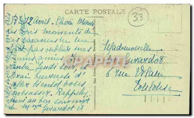 Bordeaux — A Grande Campanha — Bloc Frères, n°33 — Verso