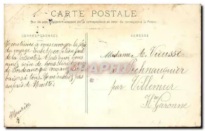 Bordeaux - Lycée — wyd. B. R. n° 279 — Rewers