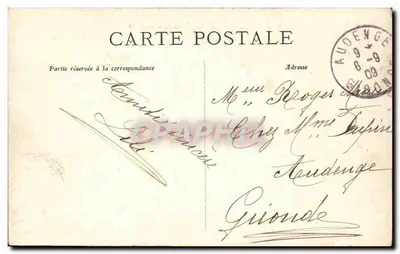 Le Bazadais — Castelo de Cazeneuve — Sully Petit fils, editor, Bazas. — Verso