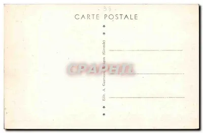 Cadillac-sur-Garonne (Gironde) — Velho Castelo construído no Século XVI por um Duque de Epernon — Escola de Preservação para Jovens Moças — Verso