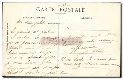 Cadillac-sur-Garonne - Antigo Castelo do Duque d'Epernon - Escola de Preservação para Meninas — Verso