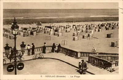 Soulac (Gironde) — A Praia — Edição Gaby