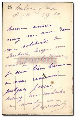 Soulac-sur-Mer — A Natação — Fot. Labouche Fr. - Toulouse — Verso