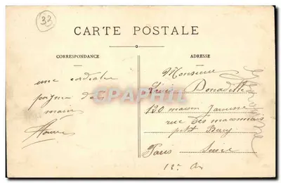 St-Emilion — Ermitage ou Grotte de St-Emilion — Edições fotográficas Louis Garde, Libourne — Verso
