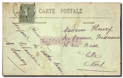 Libourne - O Hotel de Ville - Marcel Delboy - Bordeaux — Verso