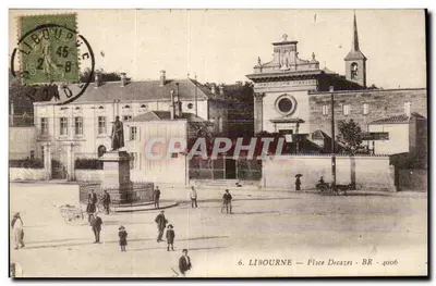 Libourne — Place Decazes — editor BR - 4006