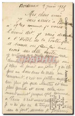 Bordeaux — Plac Gambetta i Brama Dijeaux — Selecta, nr 99 — Rewers