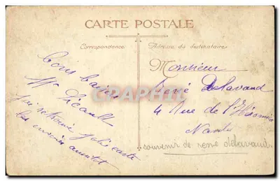 Bordeaux. Paleis Gallien — De Ruïnes — L.V.C. n°14 — Achterkant