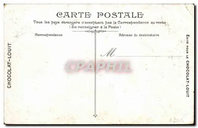 Bordeaux. Façade de l'Hôtel de Ville — éditeur L. Pégot, n°6 — Verso
