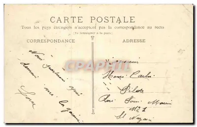 BORDEAUX — De Allées de Tourny — J.G. — Achterkant