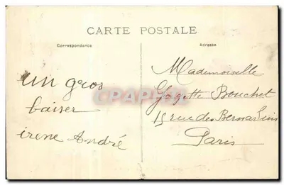 Bordeaux - Gare Midi, Hotel Terminus — wydawca nieznany, nr 87 — Rewers