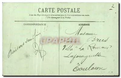 Bordeaux — Widok z Bastide — LL. — 138 — Rewers