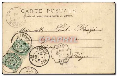 Toulon — Plac Vincent Raspaill — Wydawnictwo Giletta, fot. Nice, n° 3189 — Rewers