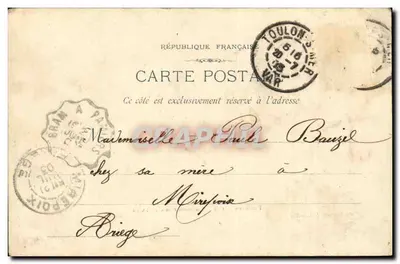 Port Marchand w Toulon — Fotografia Laecour Marsylia — nr 116 — Rewers