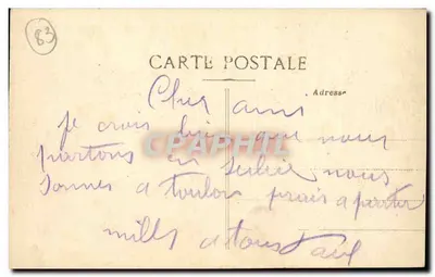 Toulon - 5. Depôt des Equipages de la Flotte L'Aubette — widok budynku i dziedziny — Rewers