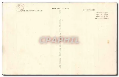 Bormes-les-Mimosas — Algemene uitzicht — Uitgaven Belles Lettres, Nice, n° 12057 — Achterkant
