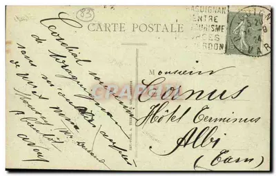 Draguignan — Avenida Jean-Jaurès — Edição Villy — Verso