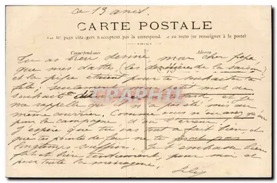 Sainte-Marguerite — margem do mar (Var) — editor desconhecido, n° 101 — Verso