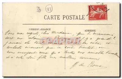Hyères — Violettensammlung — LL. — Rückseite