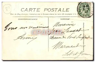 Saint Mandrier — O Hospital, Vista Geral dos Jardins — n°2093 — Verso