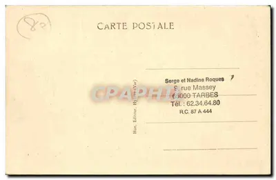 Hyères pitoresca — Rue du Repos — Editor F. Hue — Verso