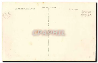 Hyères-les-Palmiers — Widok na Hotele i Zamek — 11312 — Rewers