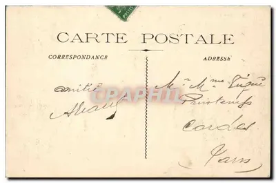 Toulon — Gara P.L.M. — Wydawca E.P. Toulon, nr 14 — Rewers