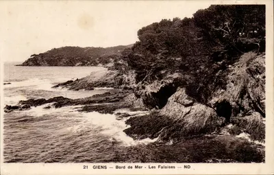 Giens — Margem do Mar — As Falésias — ND