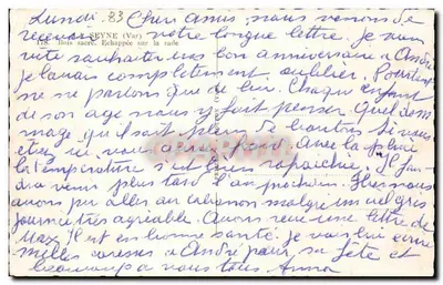 Widok na zatokę Sainte-Marguerite — Seyne (Var) — wydawca nieznany, nr serii 118 — Rewers