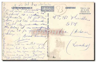 Saint-Raphaël — Boulevar Félix-Martin i Bany — Hotel Beau-Séjour — Adia — Rewers