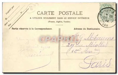 Toulon — Il Porto — Clavel, editore, Toulon. — Verso