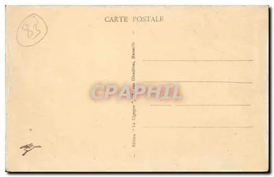 Hyères — Rue du Repos — widok ulicy z pochylonej z kobietą niesącą wiadro — wydawca Glandèves, nr 867 — Rewers
